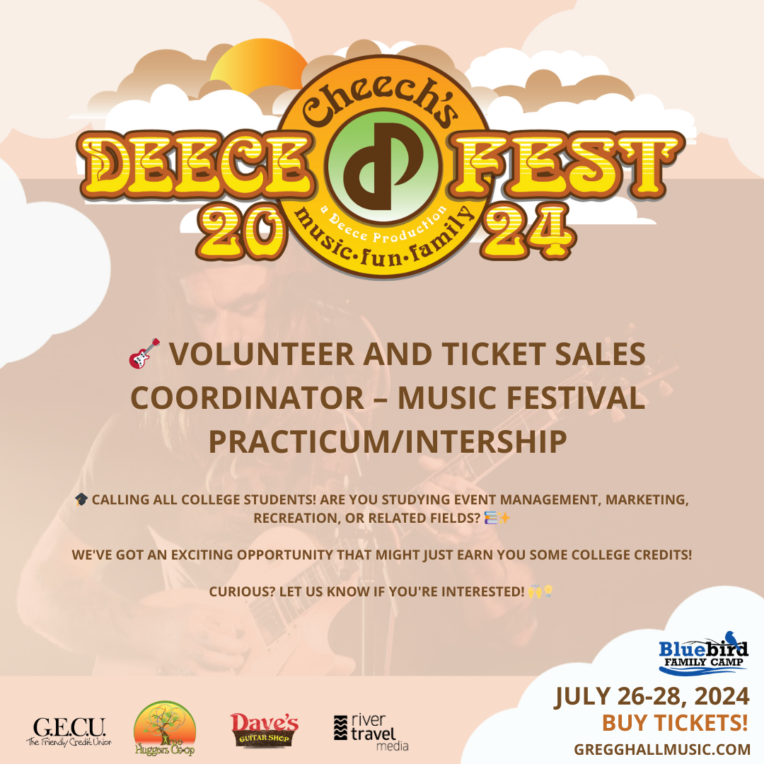 Volunteer and Ticket Sales Coordinator – Music Festival Practicum